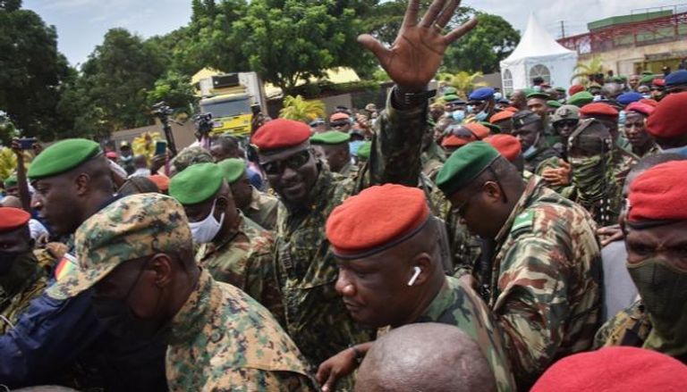 مامادي دومبويا قائد الانقلاب العسكري في غينيا كوناكري - أ.ف.ب