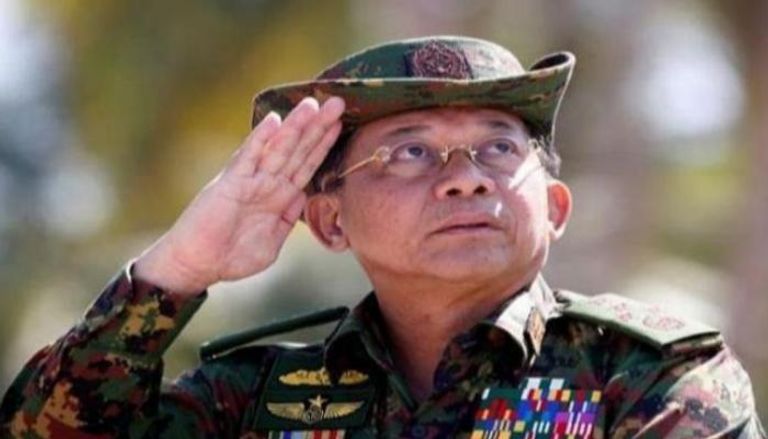  الحاكم العسكري لميانمار مين أونج هلاينج