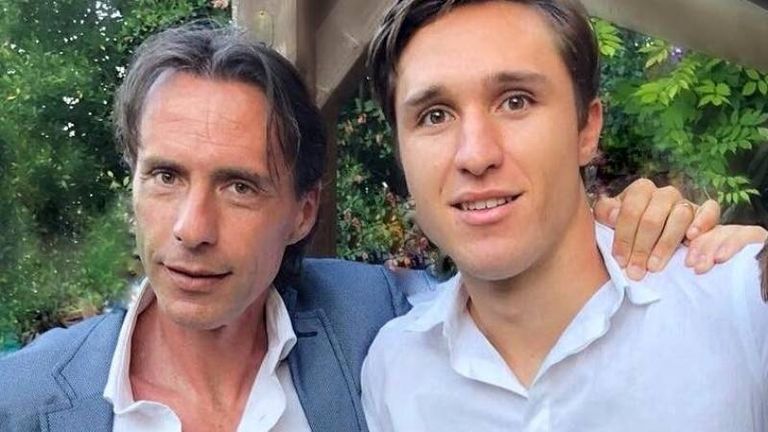 فيدريكو كييزا وإنريكو الأب أبناء نجوم الكرة