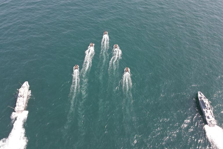 جانب من التدريب المشترك