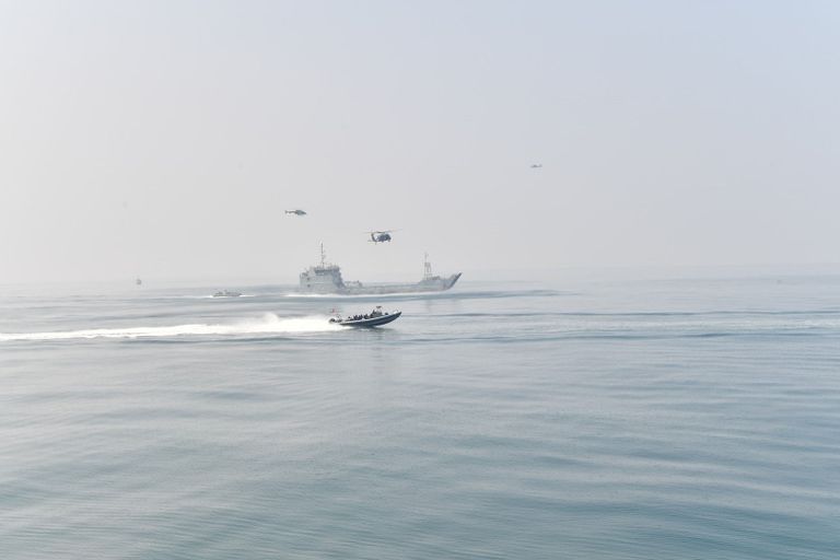 جانب من التدريب المشترك