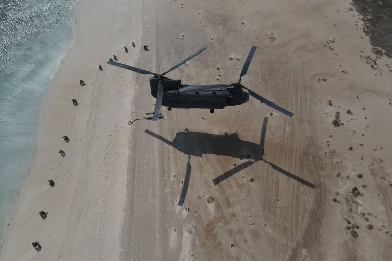 جانب من التدريب المشترك