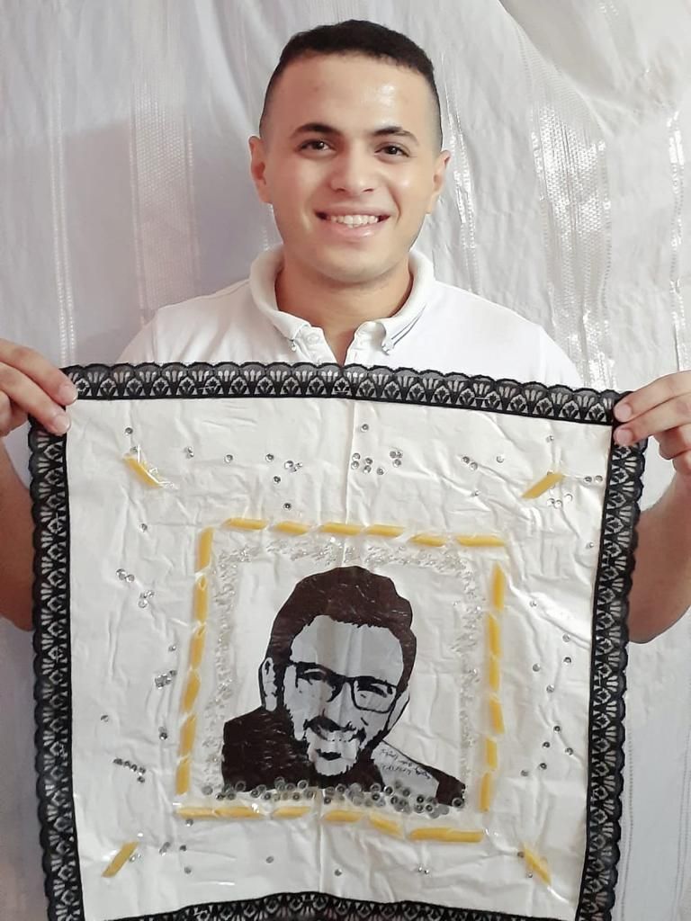 لوحة للفنان عبدالحليم حافظ