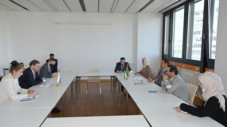 جانب من كلمة صقر غباش رئيس المجلس الوطني الاتحادي الإماراتي