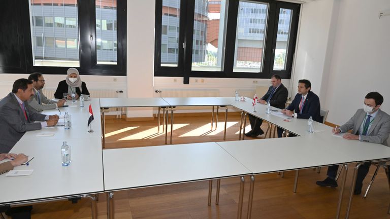 جانب من كلمة صقر غباش رئيس المجلس الوطني الاتحادي الإماراتي