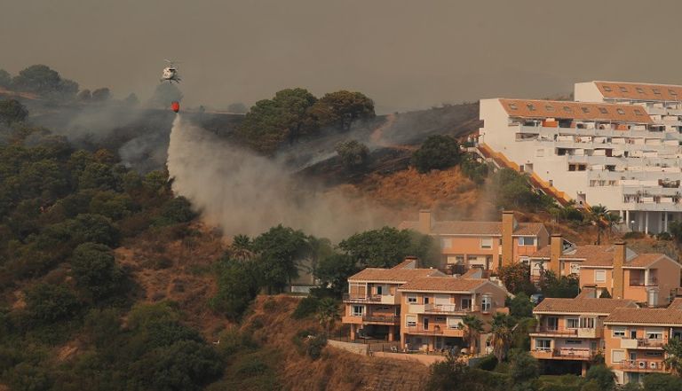 حريق غابات بجنوب إسبانيا