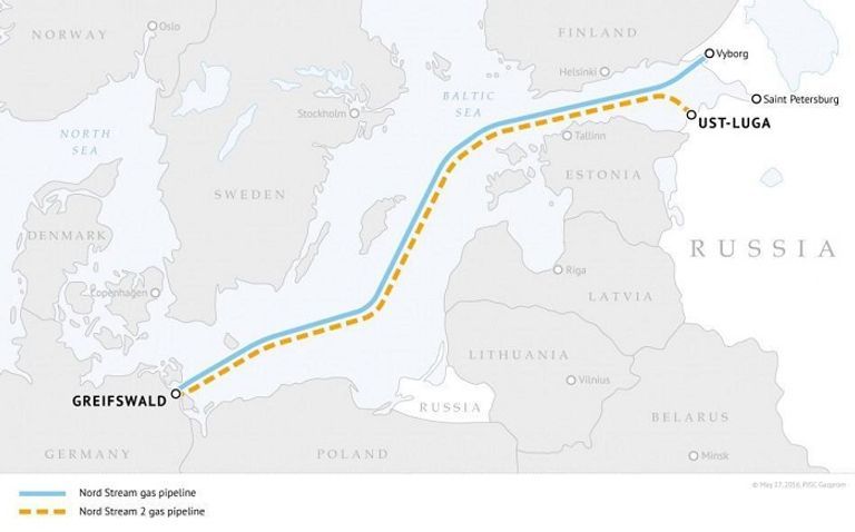 روسيا تعلن انتهاء توصيل خط أنابيب نوردستريم 2 إلى ألمانيا