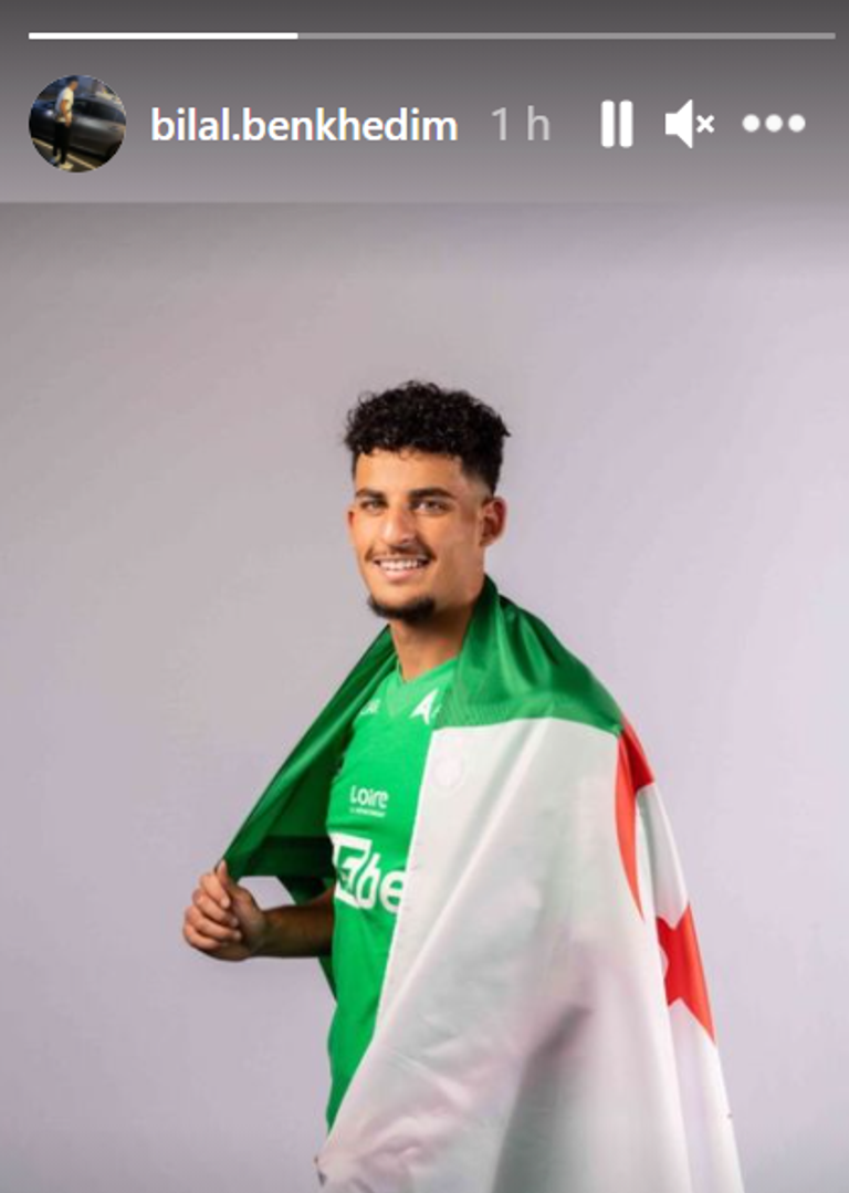 بلال بن خديم منتخب الجزائر