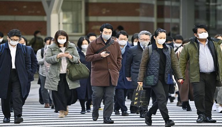 اختبار كورونا من السيارة في اليابان