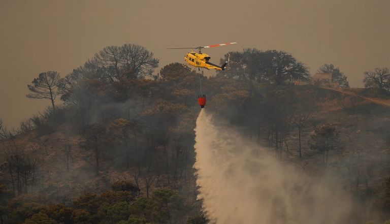 حريق غابات في إسبانيا