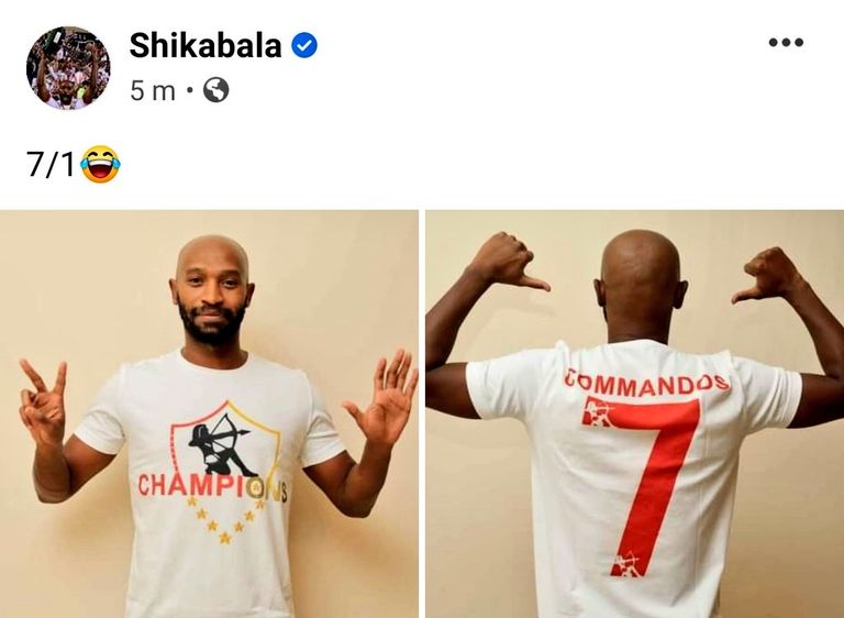 تغريدة شيكابالا بعد السوبر الأفريقي لكرة اليد