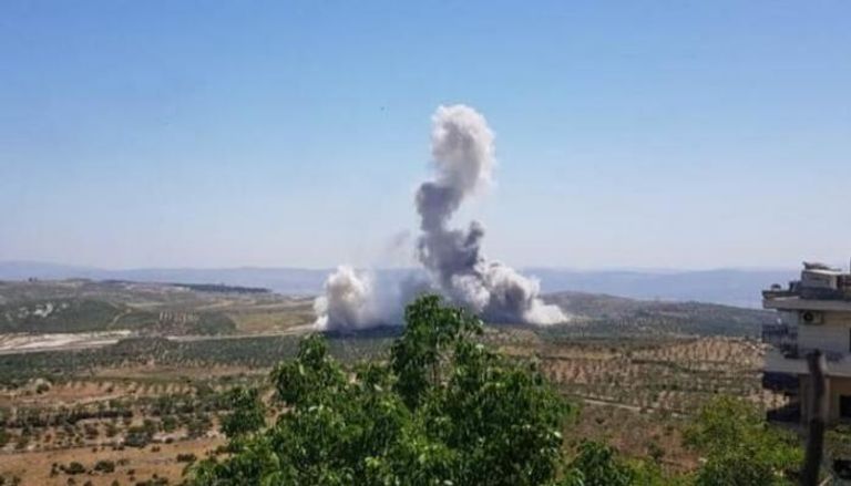 انفجار سابق في موقع حدودي بين تركيا وسوريا