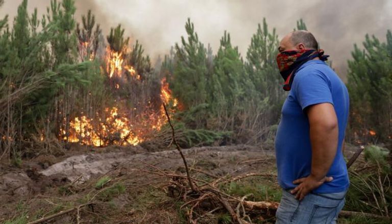  استمرار حرائق الغابات في إسبانيا لليوم الرابع
