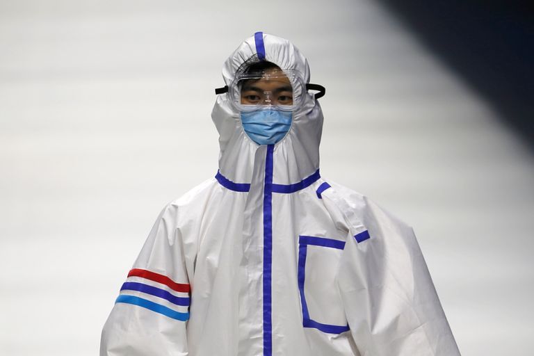 أحد عروض الأزياء في أسبوع الموضة الصيني