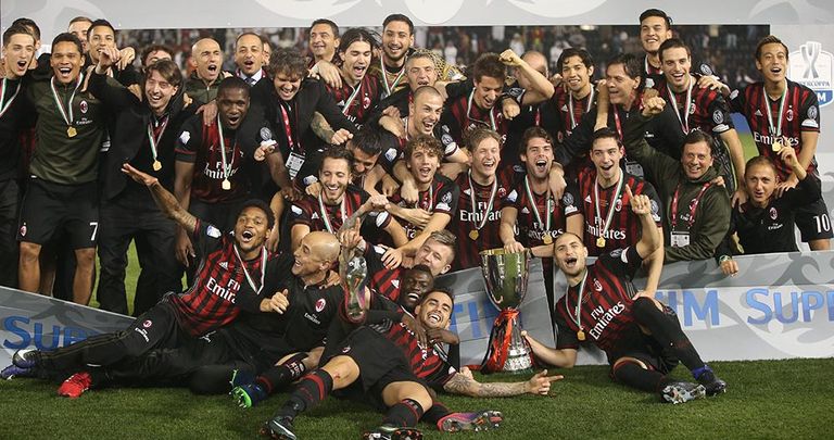 ميلان بطل السوبر الإيطالي 2016