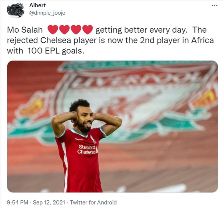 محمد صلاح لاعب ليفربول