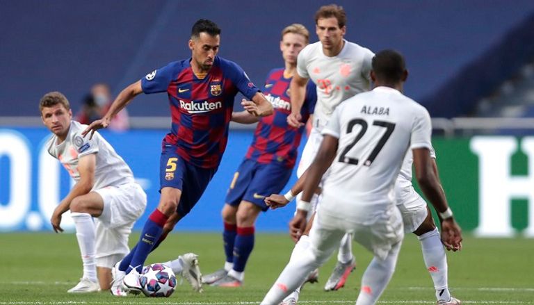 برشلونة وبايرن ميونخ في آخر مواجهة بينهما بدوري أبطال أوروبا برشلونة ضد بايرن ميونخ في دوري أبطال أوروبا
