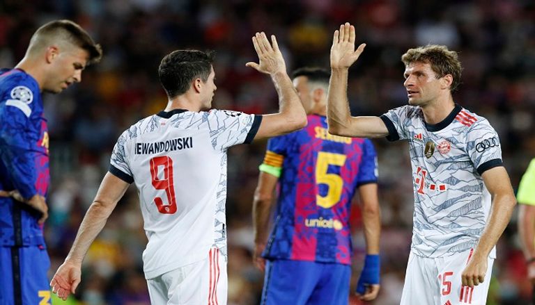 برشلونة وبايرن ميونخ في دوري أبطال أوروبا بايرن ميونخ ضد برشلونة في دوري أبطال أوروبا