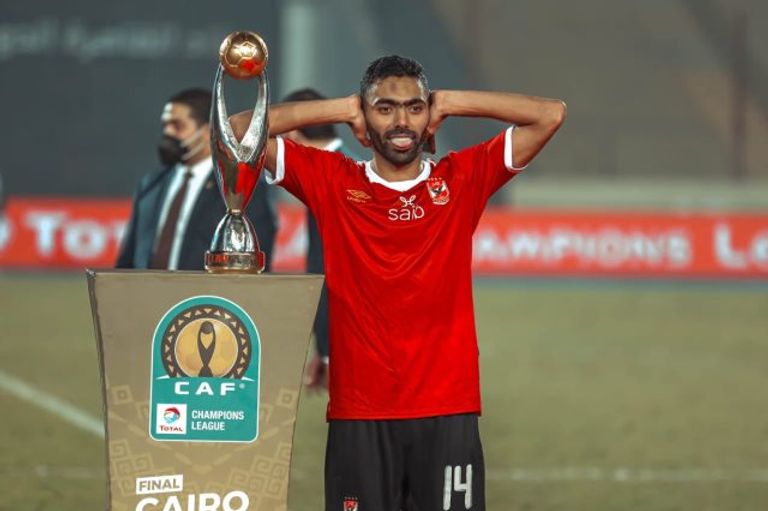 حسين الشحات لاعب الأهلي المصري الأهلي المصري