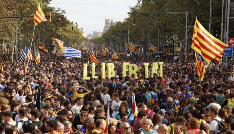 مظاهرات لآلاف الانفصاليين في كتالونيا - أرشيفية