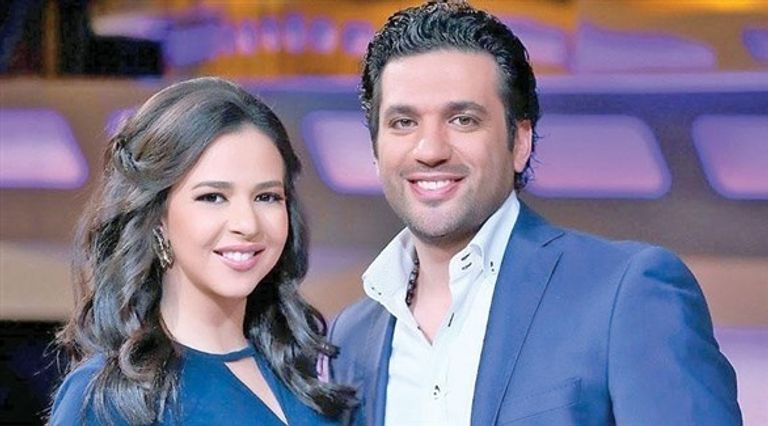 الفنان المصري حسن الرداد، وزوجته الفنانة إيمي سمير غانم حسن رداد وإيمي سمير غانم