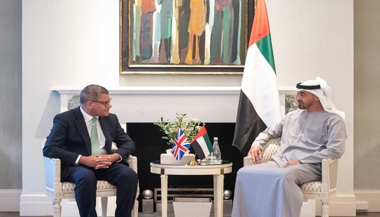 الشيخ محمد بن زايد آل نهيان وألوك شارما 