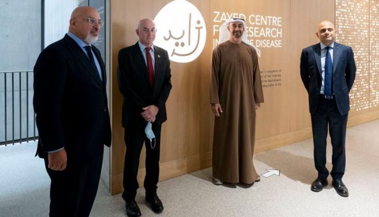 الشيخ محمد بن زايد آل نهيان يزور مركز زايد لأبحاث الأمراض النادرة لدى الأطفال في لندن