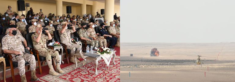 وزير الدفاع المصري يكرم المشاركين في التدريب