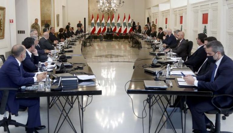 اجتماع سابق للحكومة اللبنانية