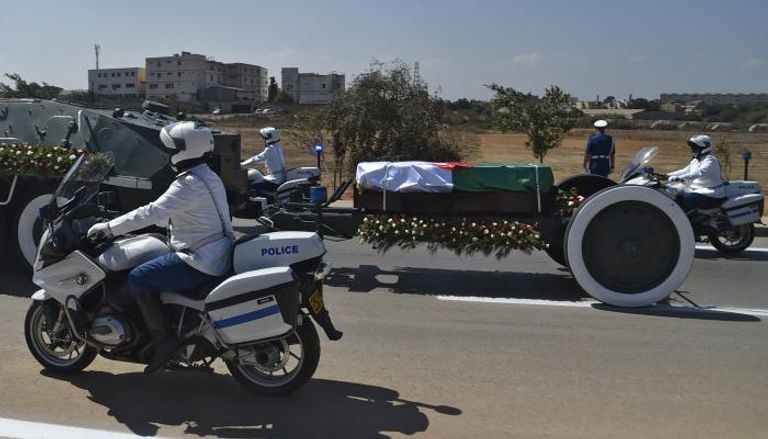 جثمان الرئيس الجزائري السابق عبدالعزيز بوتفليقة