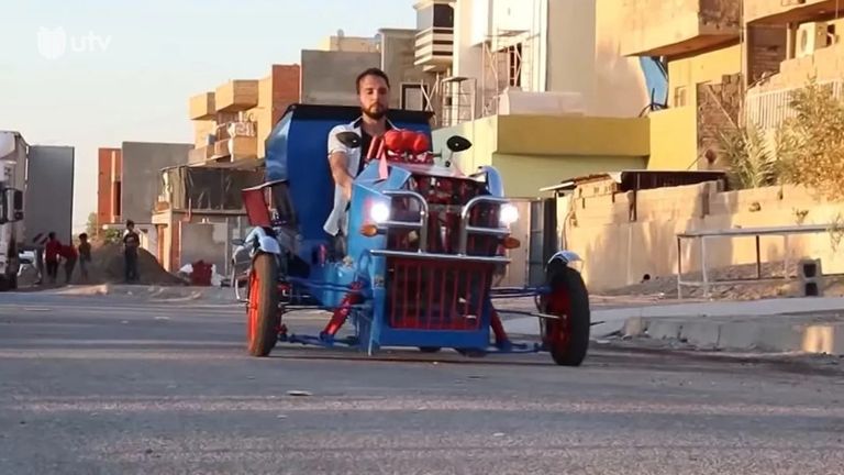سيارة من ابتكار شاب عراقي تعمل بلا وقود