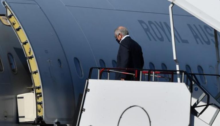 رئيس الوزراء الأسترالي يغادر سيدني في طريقه لواشنطن