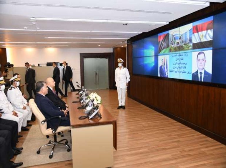 وزير الداخلية المصري ونظيرة الليبي