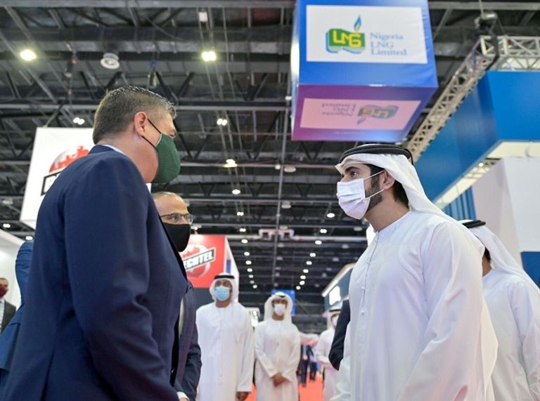  الشيخ حمدان بن محمد بن راشد آل مكتوم خلال فعاليات غازتك 2021 