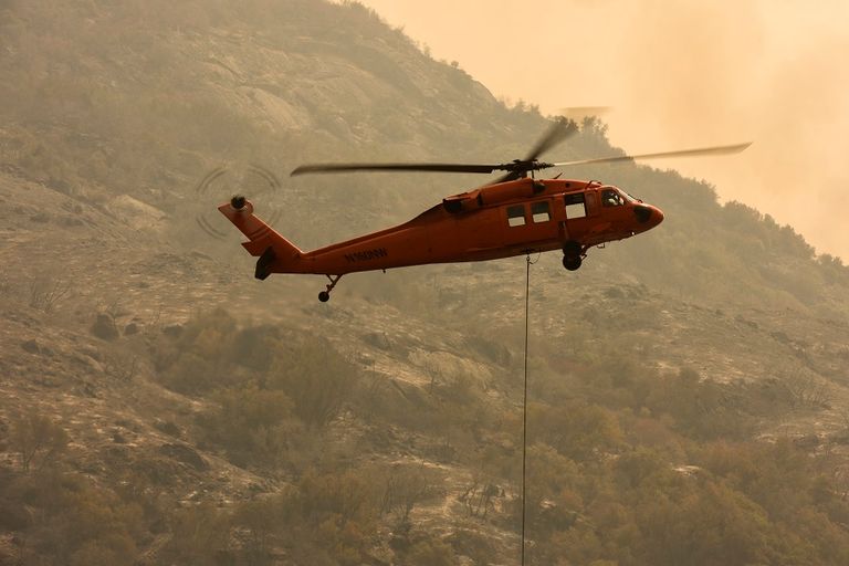 جانب من حرائق الغابات في كاليفورنيا - أ.ف.ب