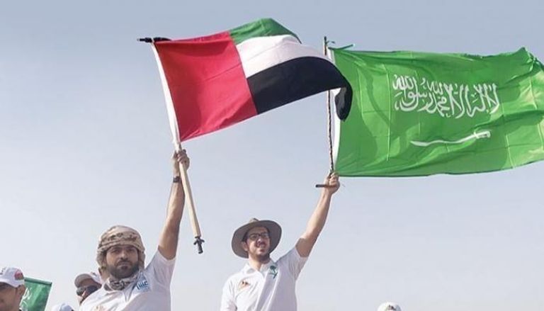الإمارات تشارك السعودية احتفالاتها باليوم الوطني