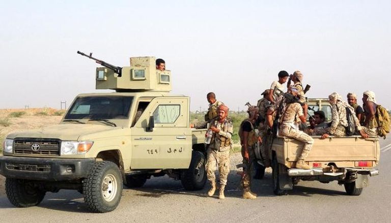 عناصر من الجيش اليمني خلال معارك سابقة 