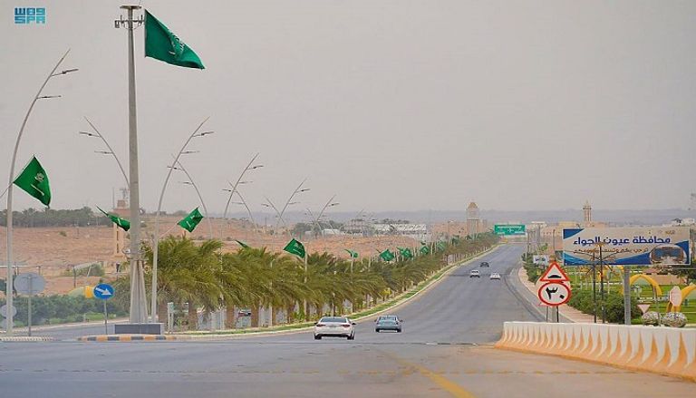 ميادين السعودية تتزين بالأعلام ابتهاجا باليوم الوطني الـ91 