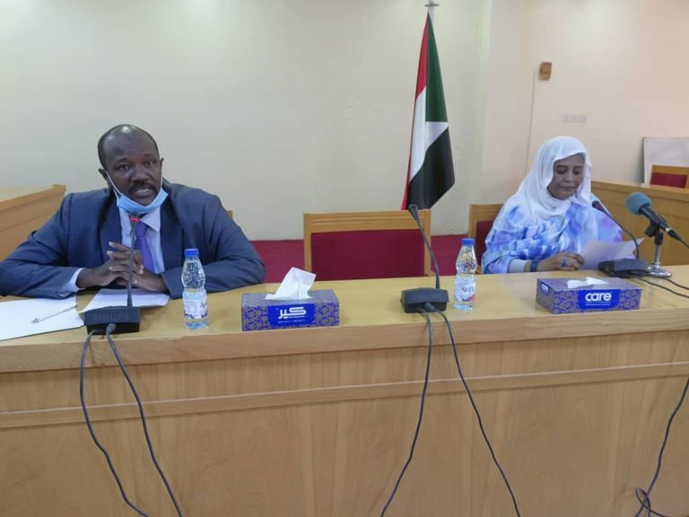 جانب من لقاء مريم الصادق المهدي مع الدبلوماسيين المعتمدين بالسودان