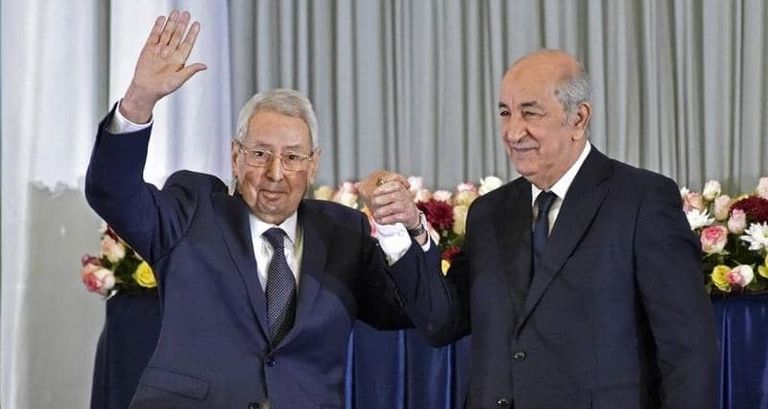 الرئيس الجزائري الراحل عبد القادر بن صالح - أرشيفية