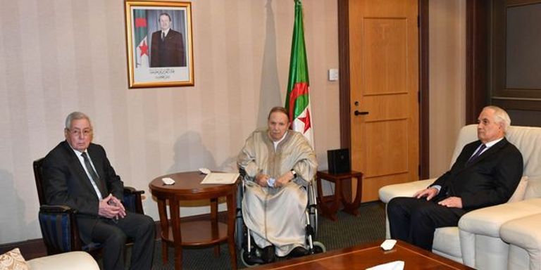 الرئيس الجزائري الراحل عبد القادر بن صالح - أرشيفية