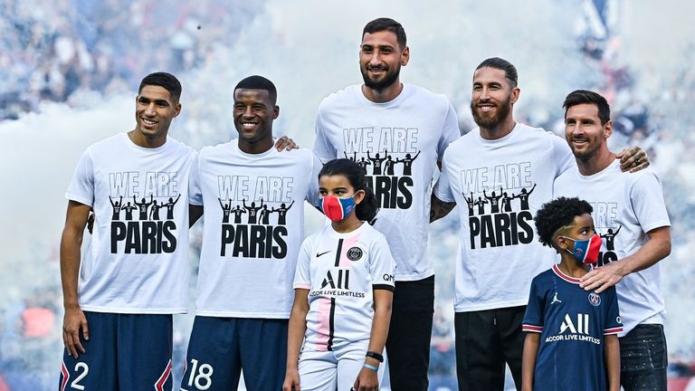 ميسي وحكيمي أشرف حكيمي