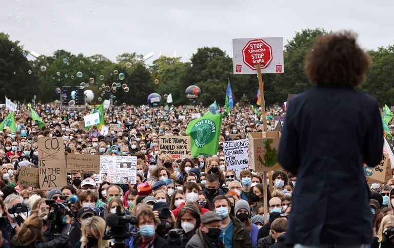 فعالية ضمن إضراب المناخ العالمي في برلين