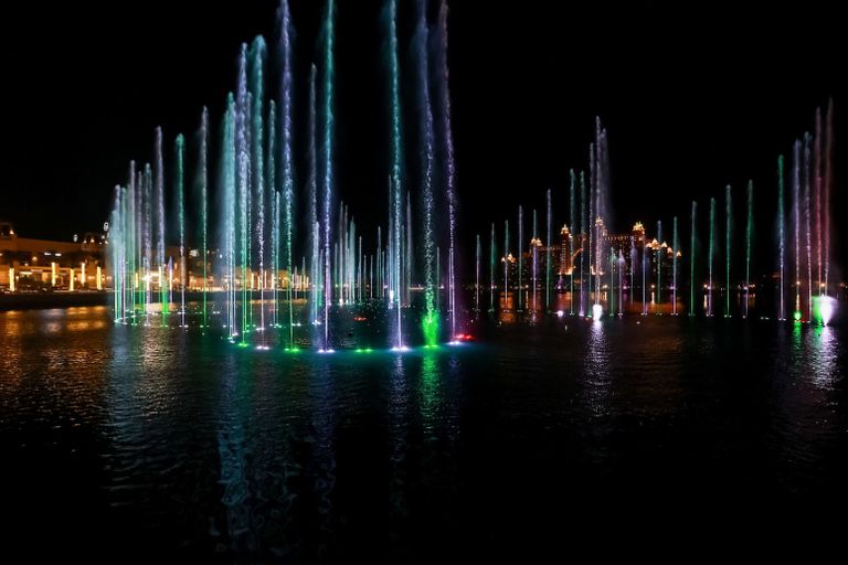 معالم دبي تحتفي باليوم الوطني السعودي الـ91