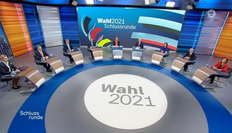 مرشحو الأحزاب الألمانية خلال المناظرة
