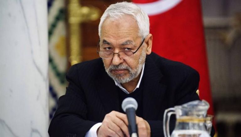راشد الغنوشي زعيم حركة النهضة الإخوانية في تونس