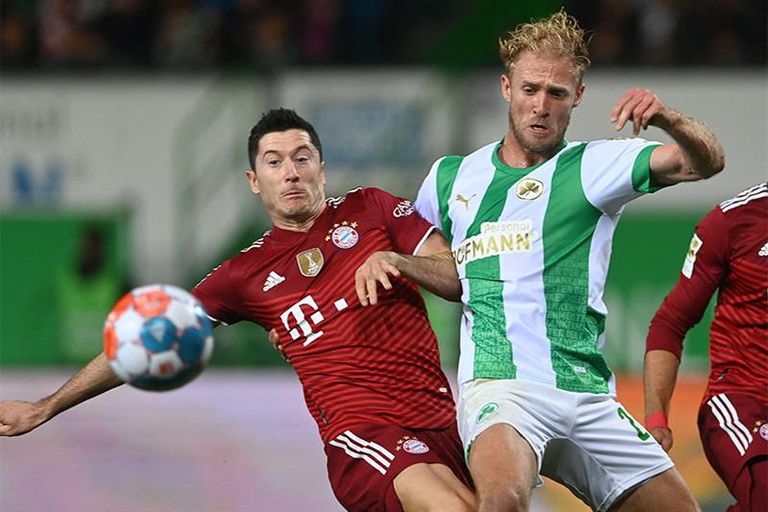 روبرت ليفاندوفسكي محمد صلاح هداف الدوري الإنجليزي ضد برينتفورد