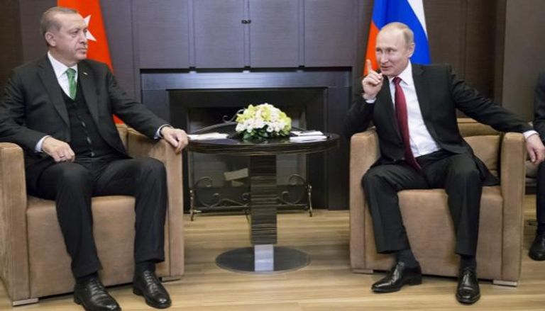 لقاء سابق بين الرئيسين الروسي والتركي