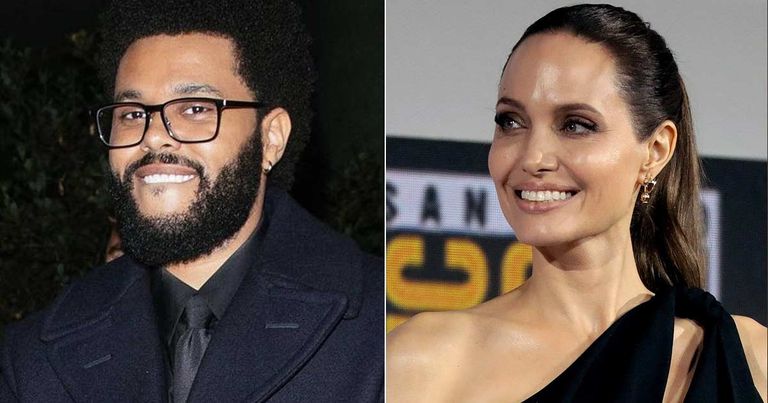 الممثلة أنجلينا جولي والمغني ذا ويكند