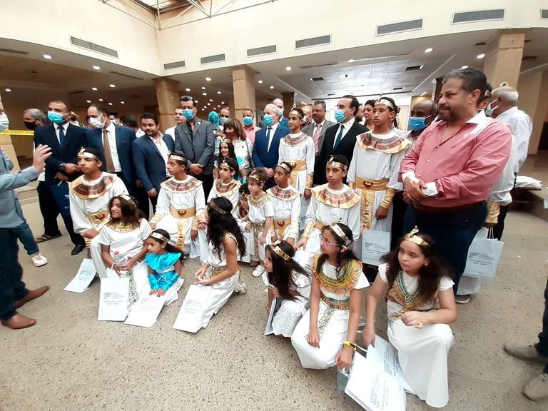 طريق الكباش في الأقصر 